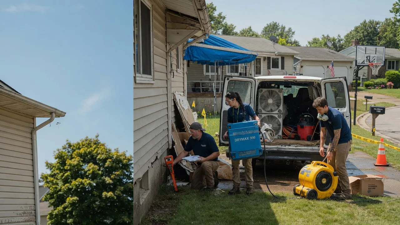 Ceiling Leak Cleanup in Albion, PA near me